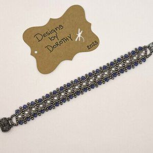 Miyuki & Swarovski Seed Bead Bracelet